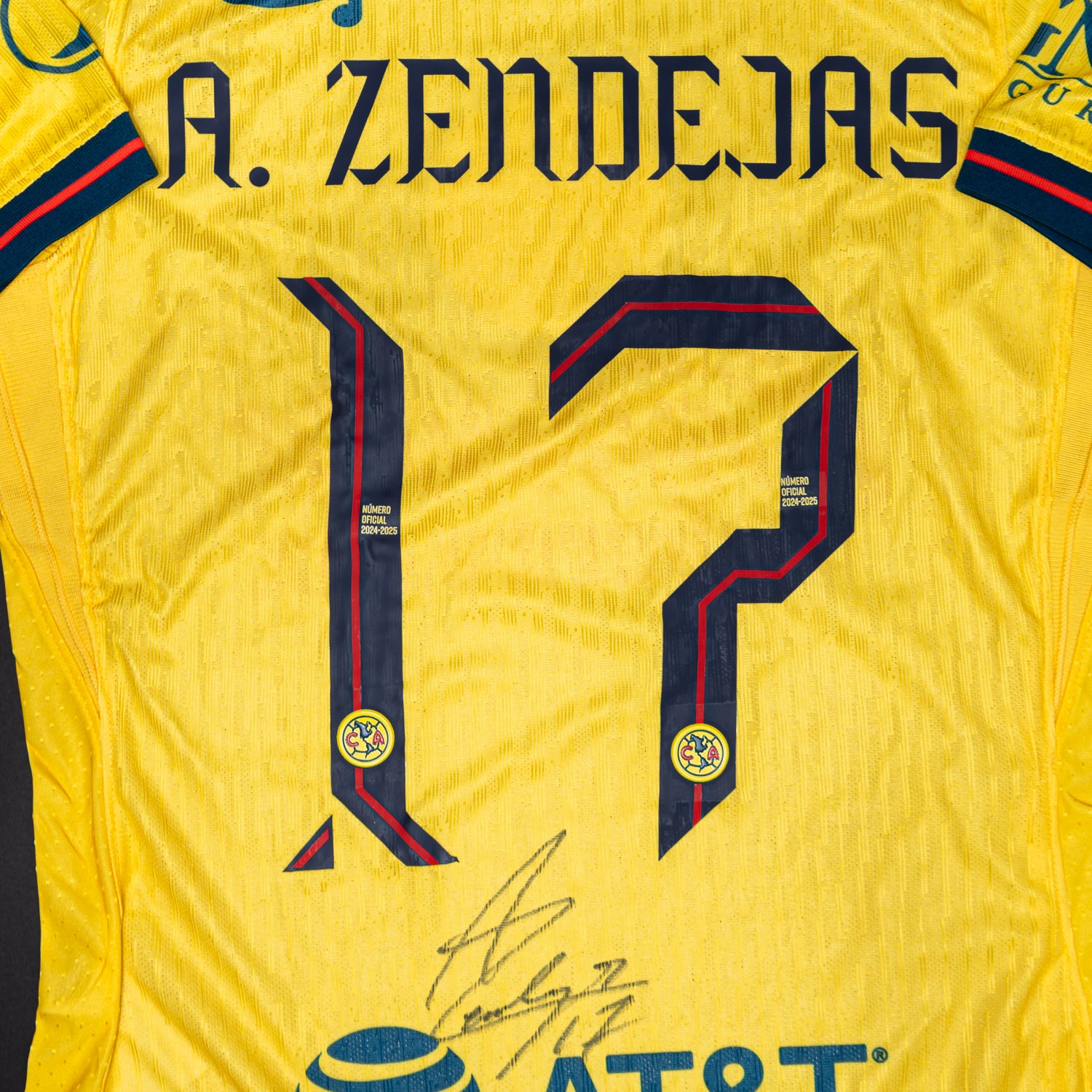 Jersey Firmado Alejandro Zendejas - Club América